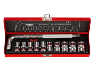 مجموعه بکس 1/2 اینچ ۱1 عددی رونیکس مدل RH-2610