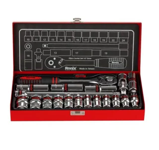 مجموعه بکس 1/2 اینچ 20 عددی رونیکس مدل RH-2620