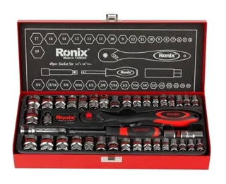 مجموعه بکس 3/8 اینچ 40 عددی رونیکس مدل RH-2640