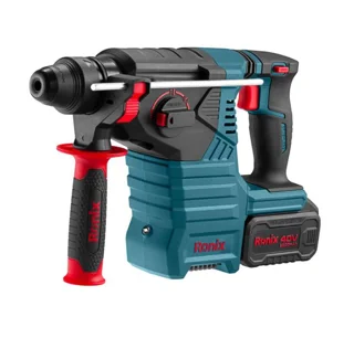 دریل بتن کن شارژی ۳ کیلوگرم رونیکس مدل 8910-40V