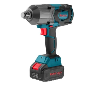 بکس شارژی ۱2۰۰ نیوتن متر 4۰ ولت براشلس رونیکس مدل 8917-40v